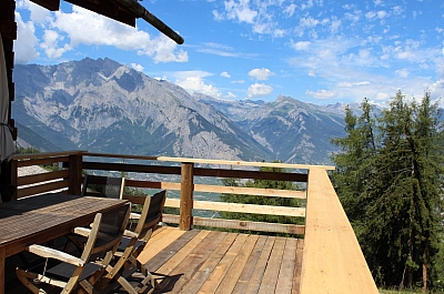 Terrasse avec vue