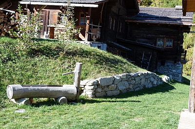 Arrivée depuis parking