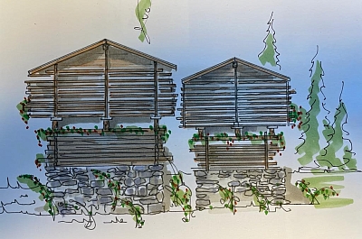 raccard et sa grange