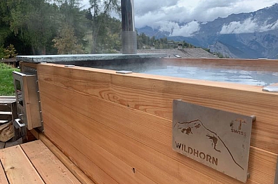 bain chauffé au bois