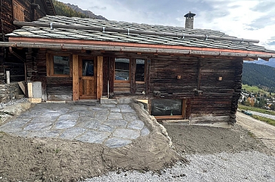 terrasse côté entrée